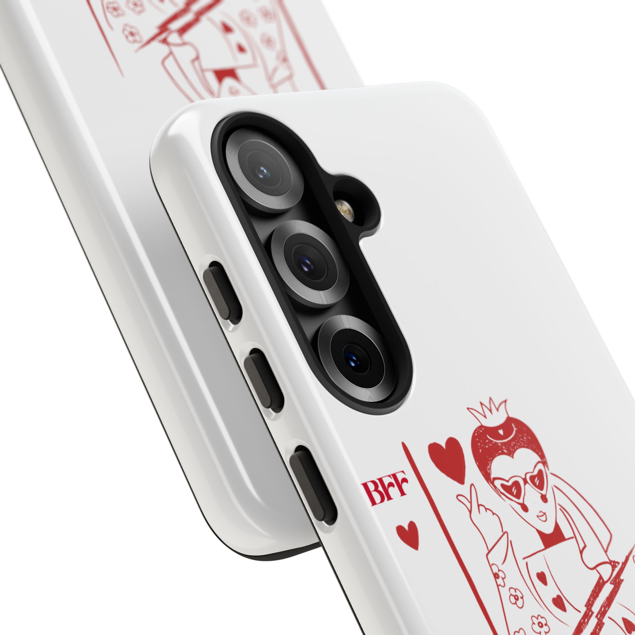 Queen of Hearts Playing Card Phone Case — BFF Red Illustration – Image 148