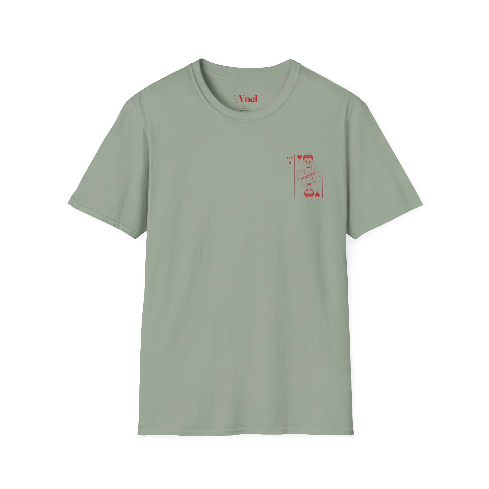 Queen of Hearts Playing Card T‑Shirt — Red Vintage Card Graphic – Image 52