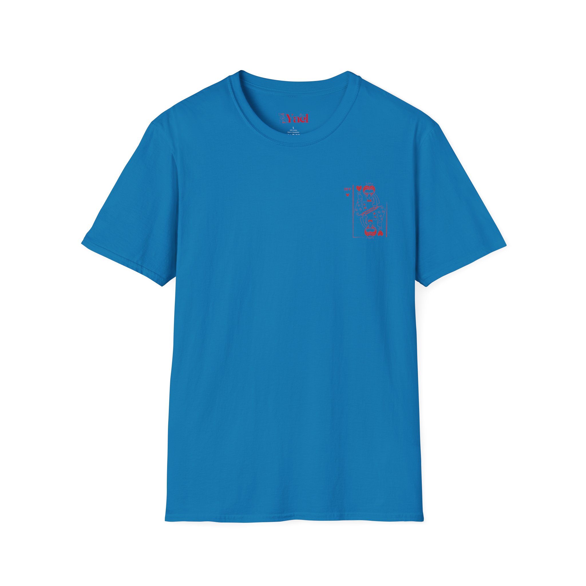 Queen of Hearts Playing Card T‑Shirt — Red Vintage Card Graphic – Image 30