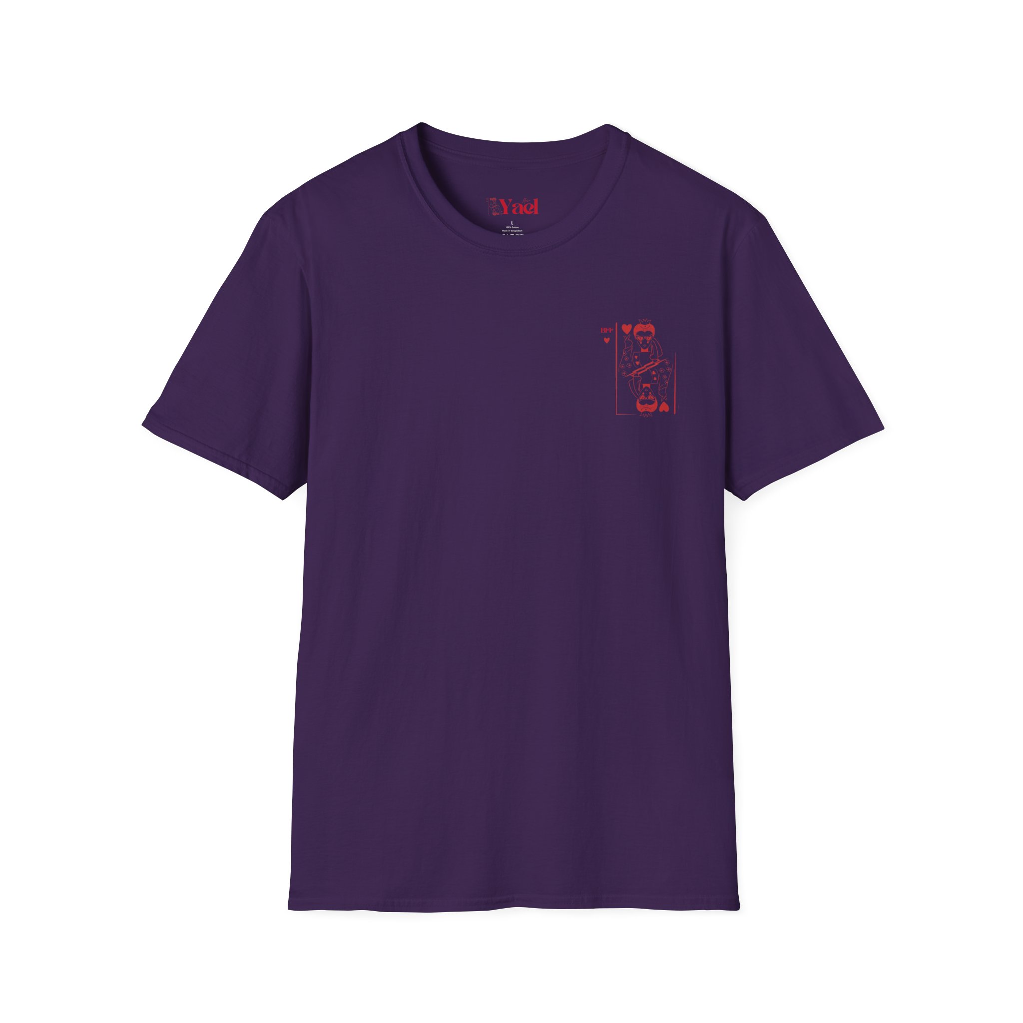 Queen of Hearts Playing Card T‑Shirt — Red Vintage Card Graphic – Image 29