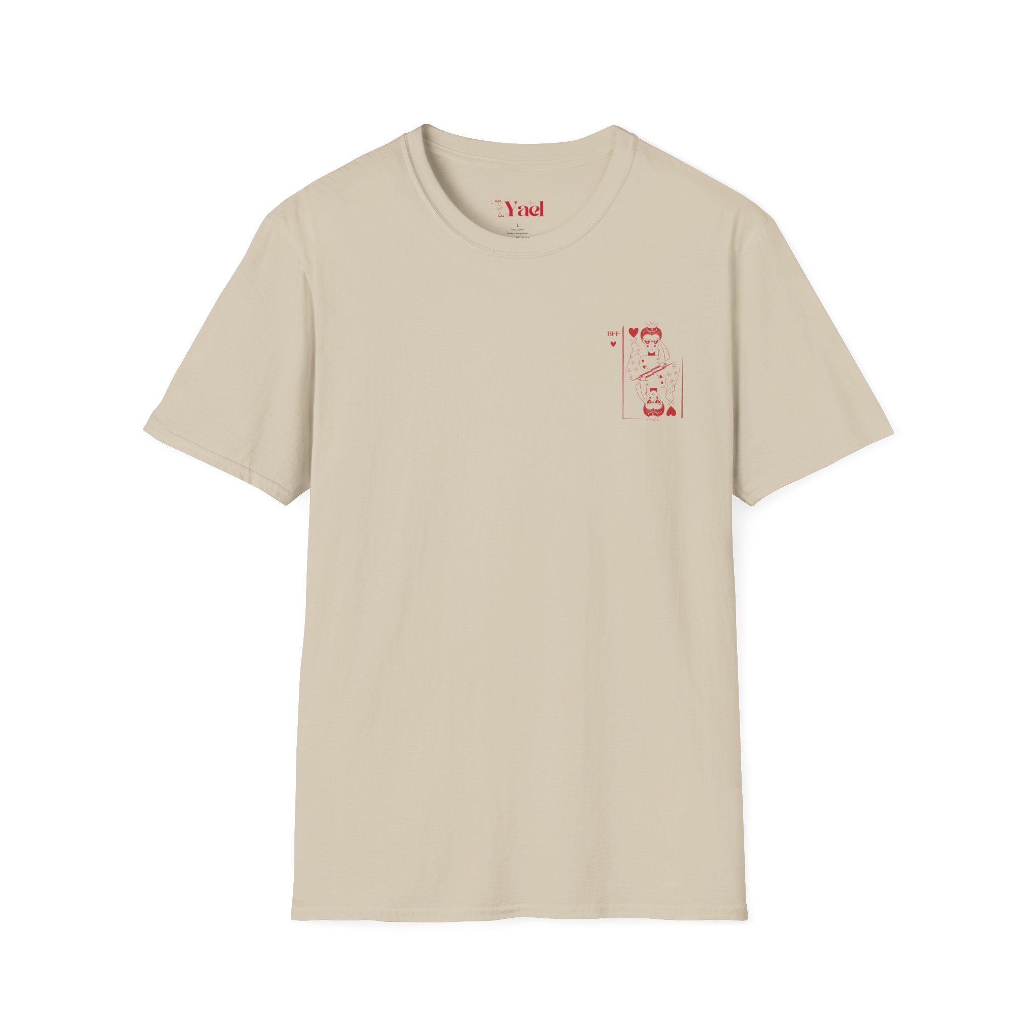 Queen of Hearts Playing Card T‑Shirt — Red Vintage Card Graphic – Image 18