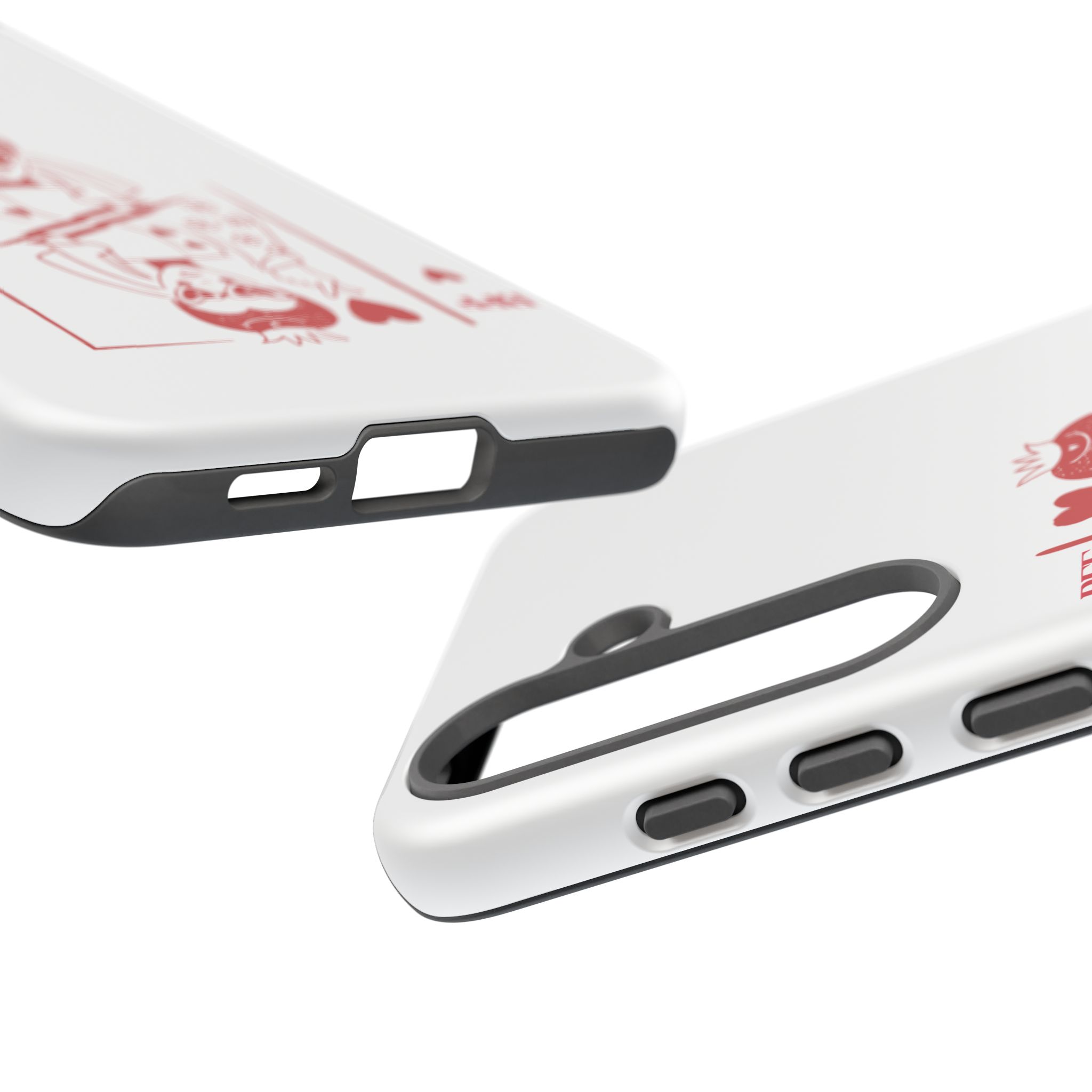 Queen of Hearts Playing Card Phone Case — BFF Red Illustration – Image 161