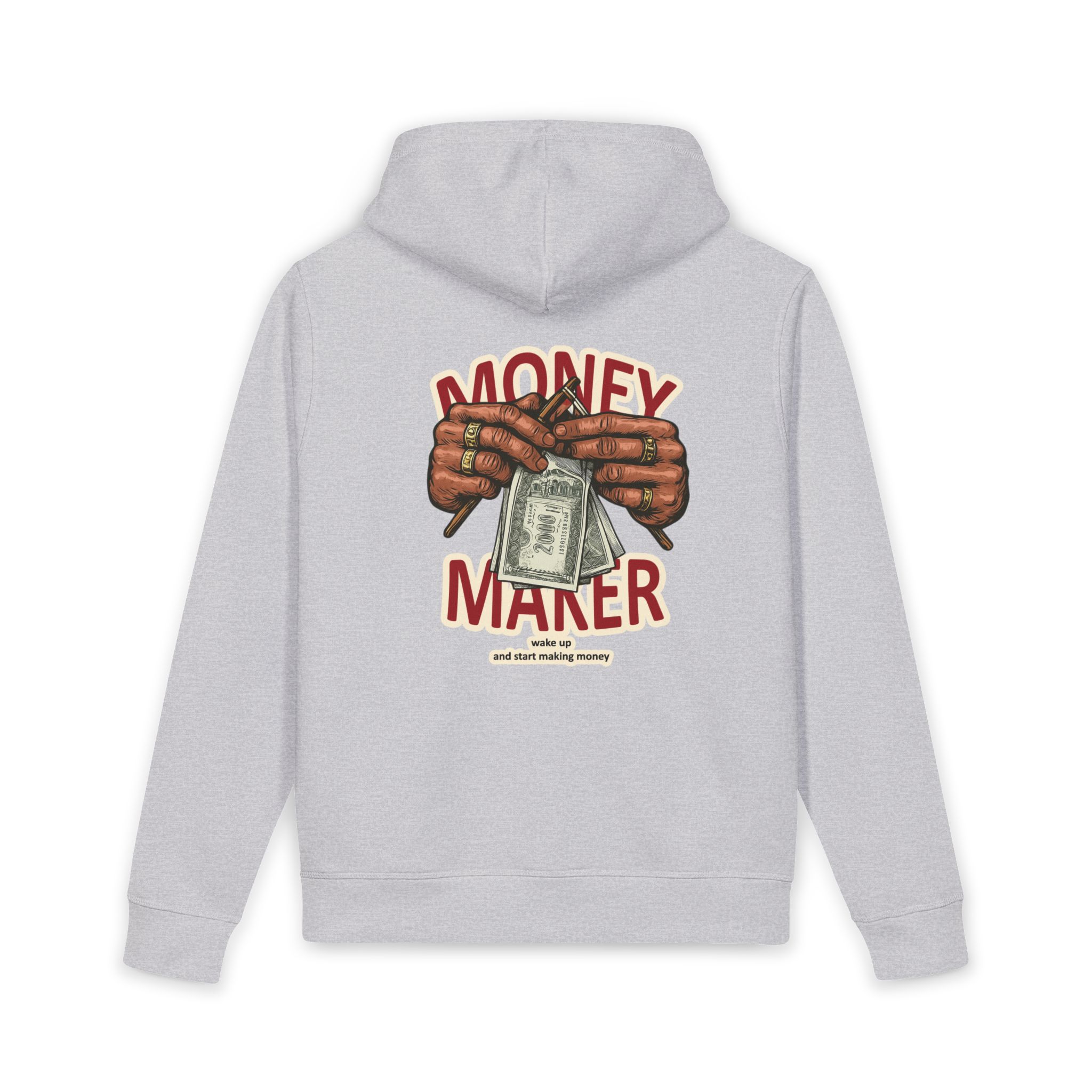 Money Maker Hoodie — Graphic Cash Hands Streetwear Pullover – Image 8