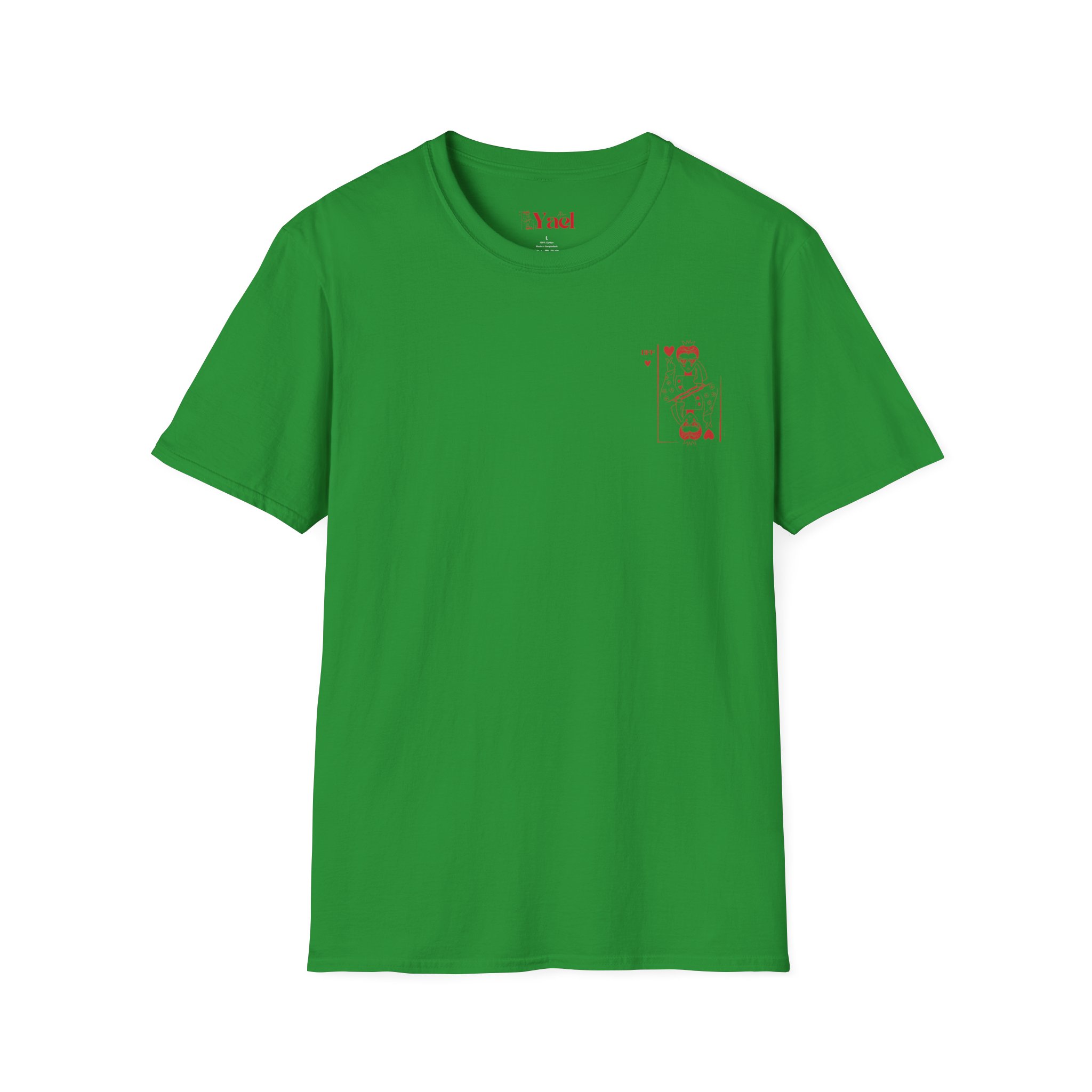 Queen of Hearts Playing Card T‑Shirt — Red Vintage Card Graphic – Image 26