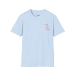 Queen of Hearts Playing Card T‑Shirt — Red Vintage Card Graphic
