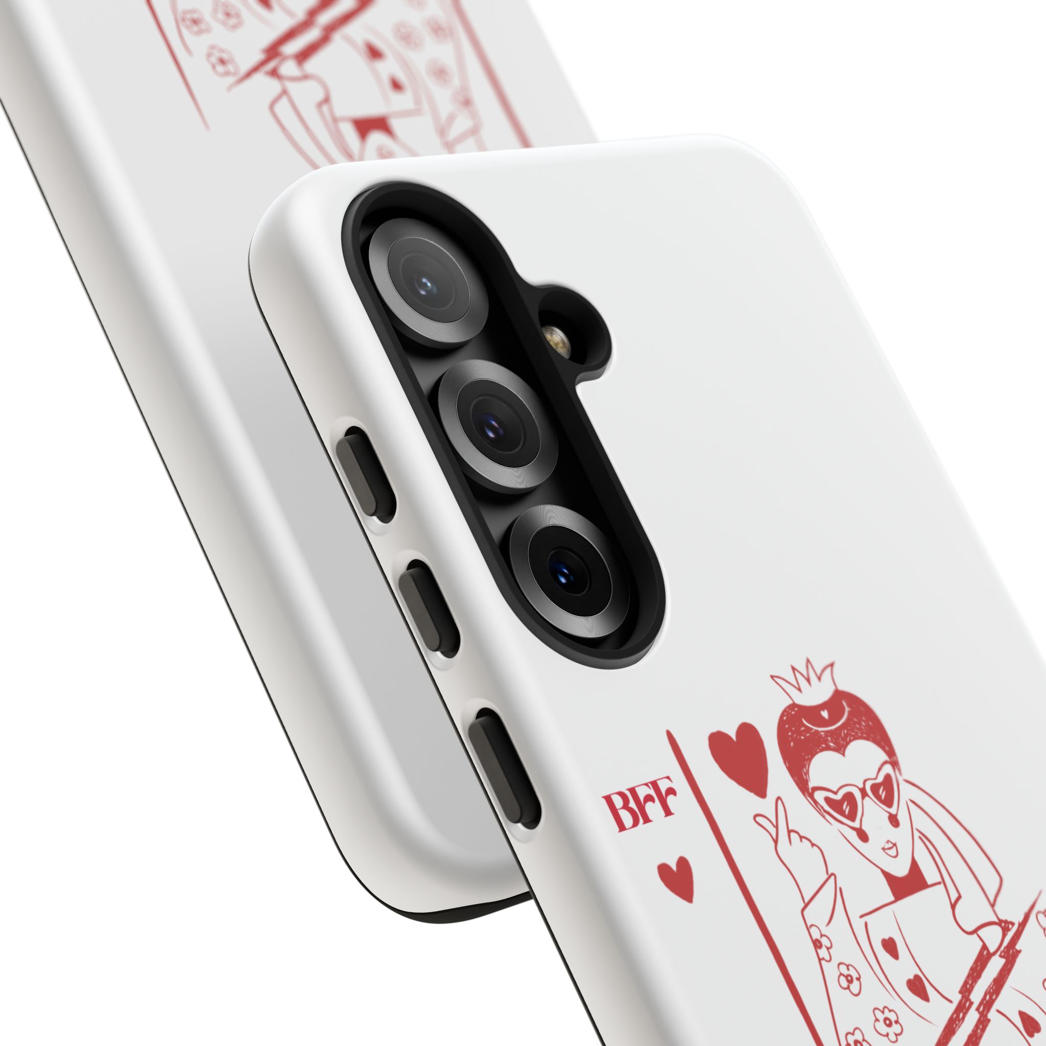 Queen of Hearts Playing Card Phone Case — BFF Red Illustration – Image 160