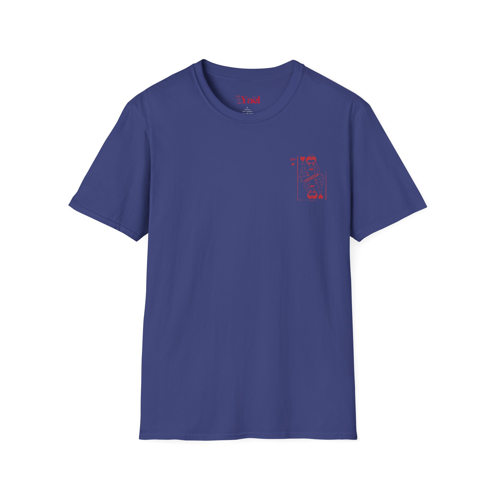 Queen of Hearts Playing Card T‑Shirt — Red Vintage Card Graphic – Image 51