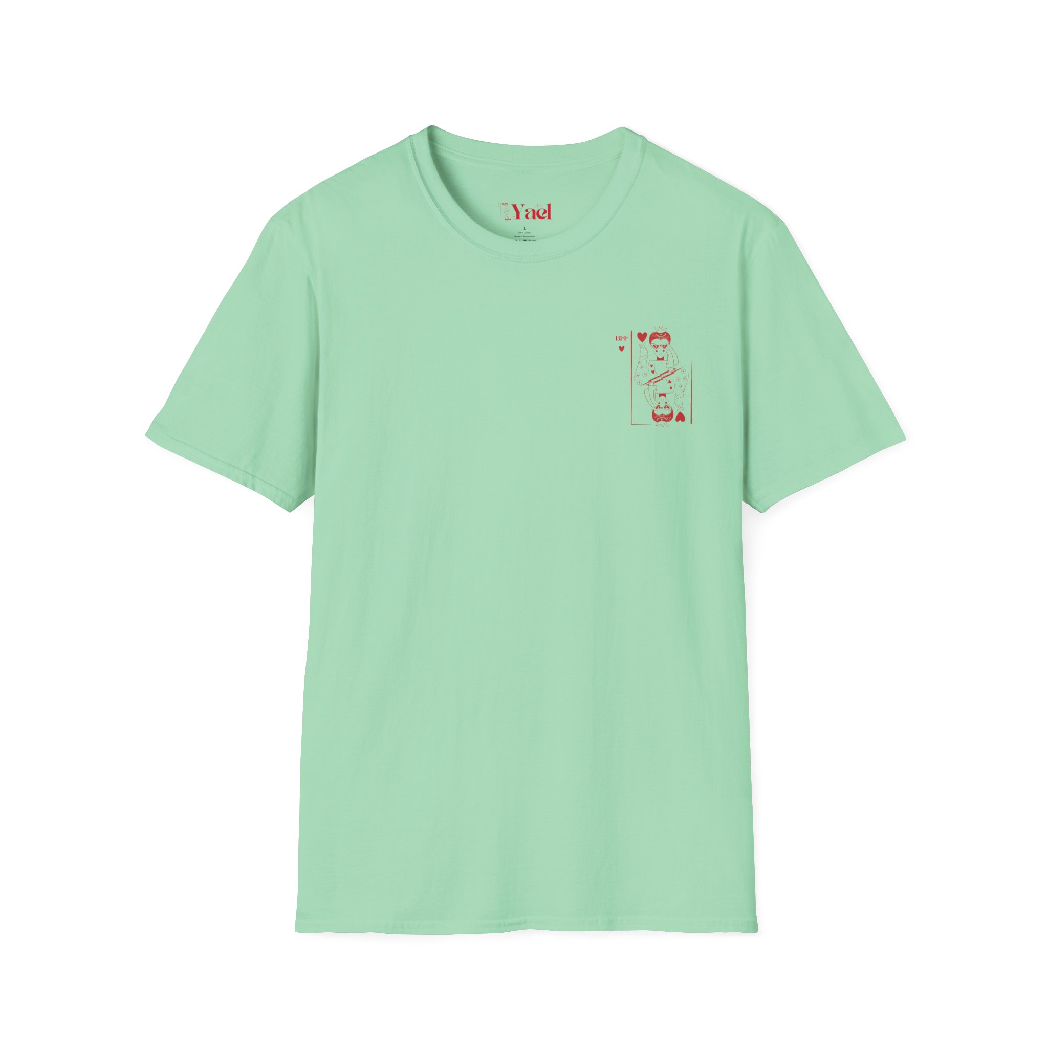 Queen of Hearts Playing Card T‑Shirt — Red Vintage Card Graphic – Image 45