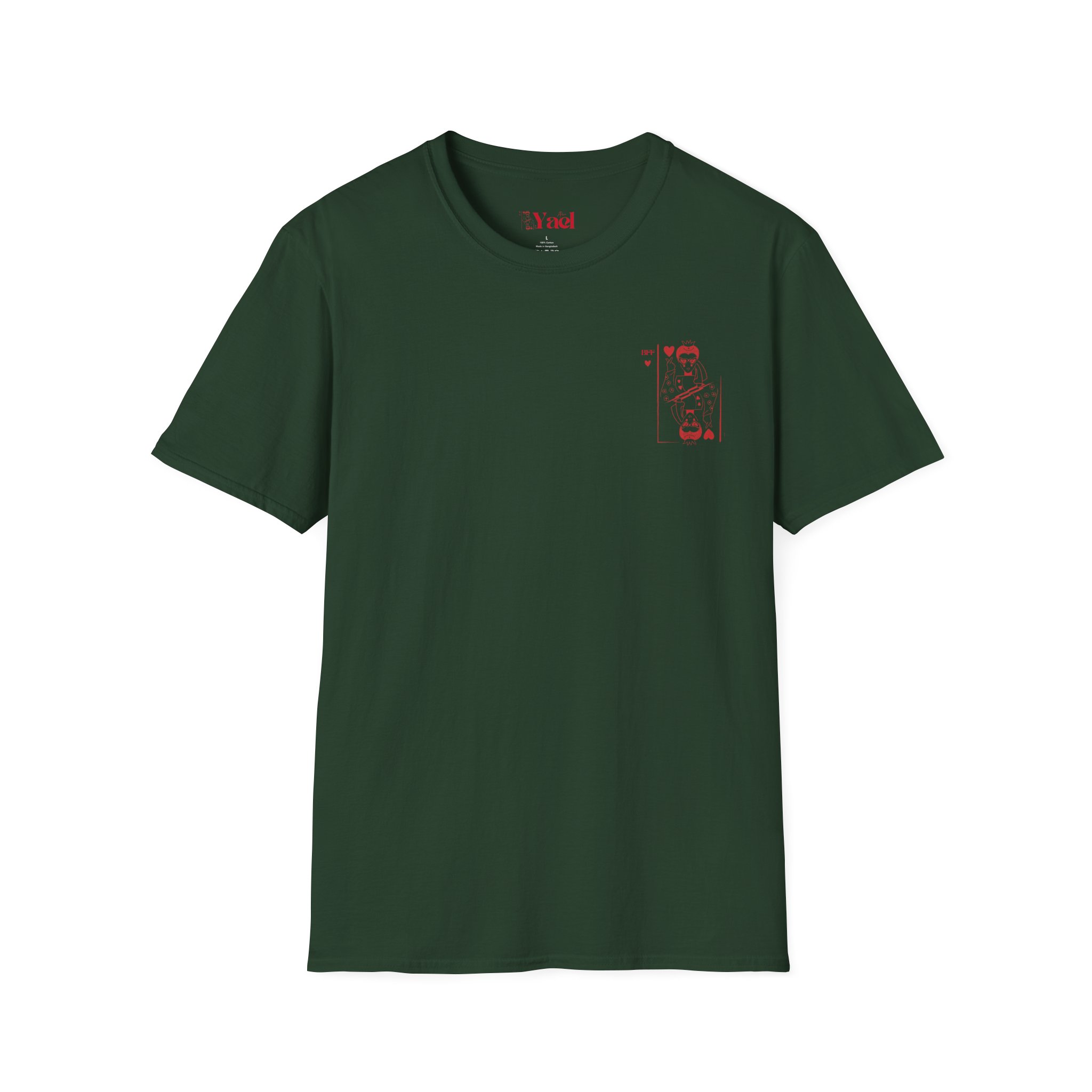 Queen of Hearts Playing Card T‑Shirt — Red Vintage Card Graphic – Image 41