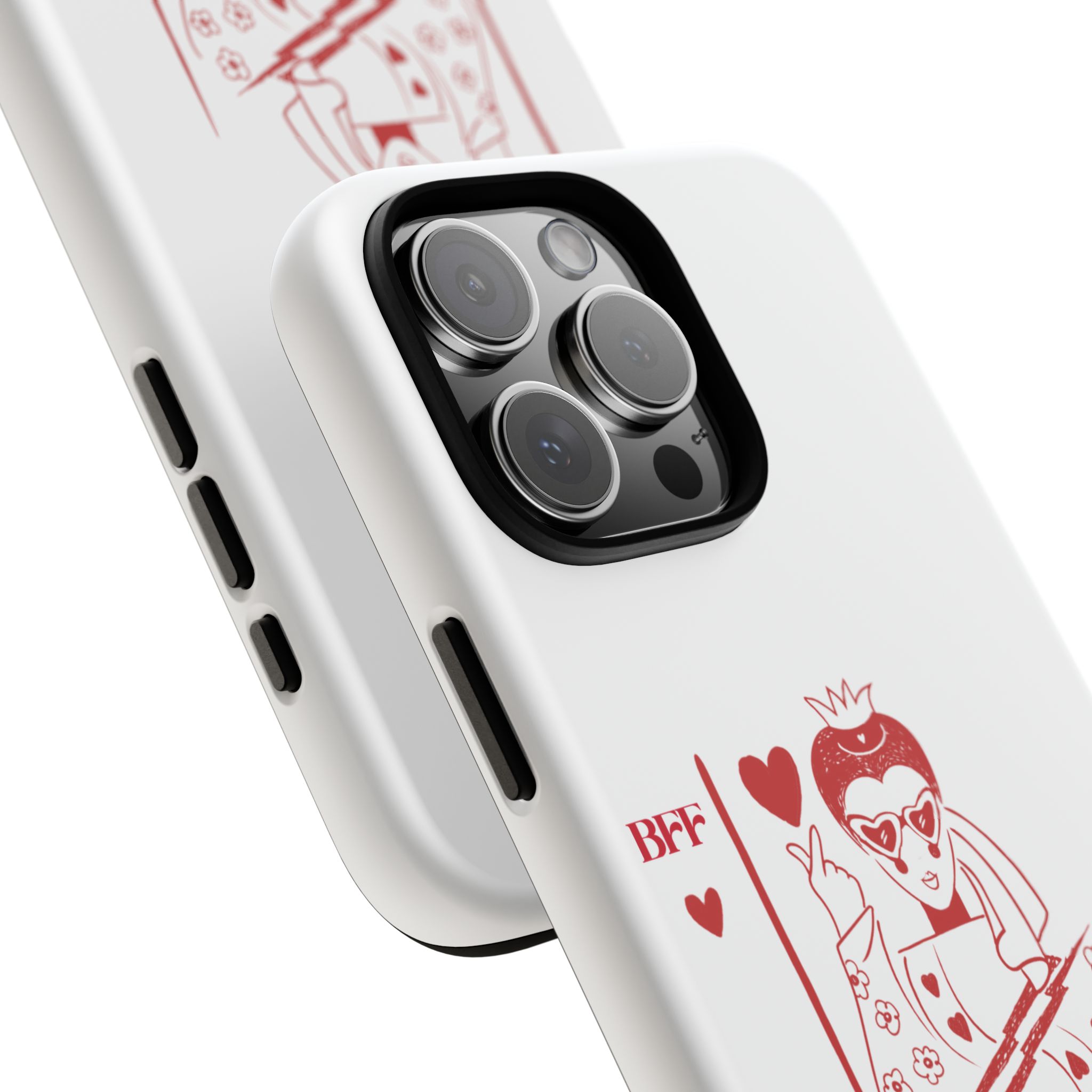 Queen of Hearts Playing Card Phone Case — BFF Red Illustration – Image 144