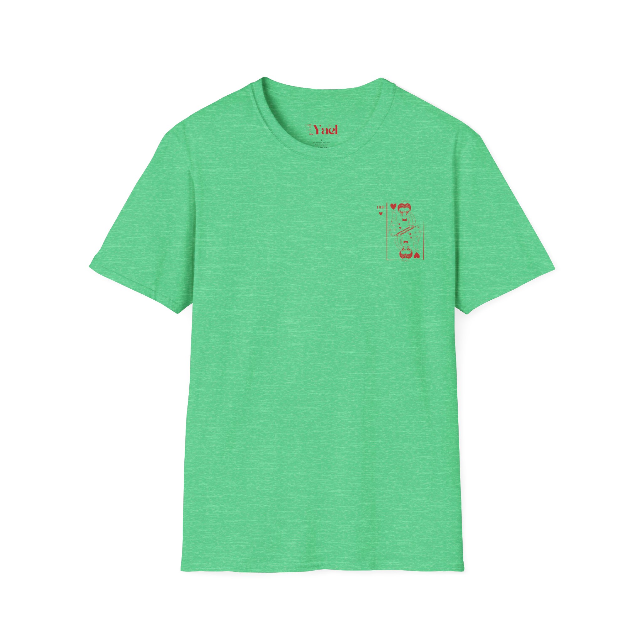 Queen of Hearts Playing Card T‑Shirt — Red Vintage Card Graphic – Image 31