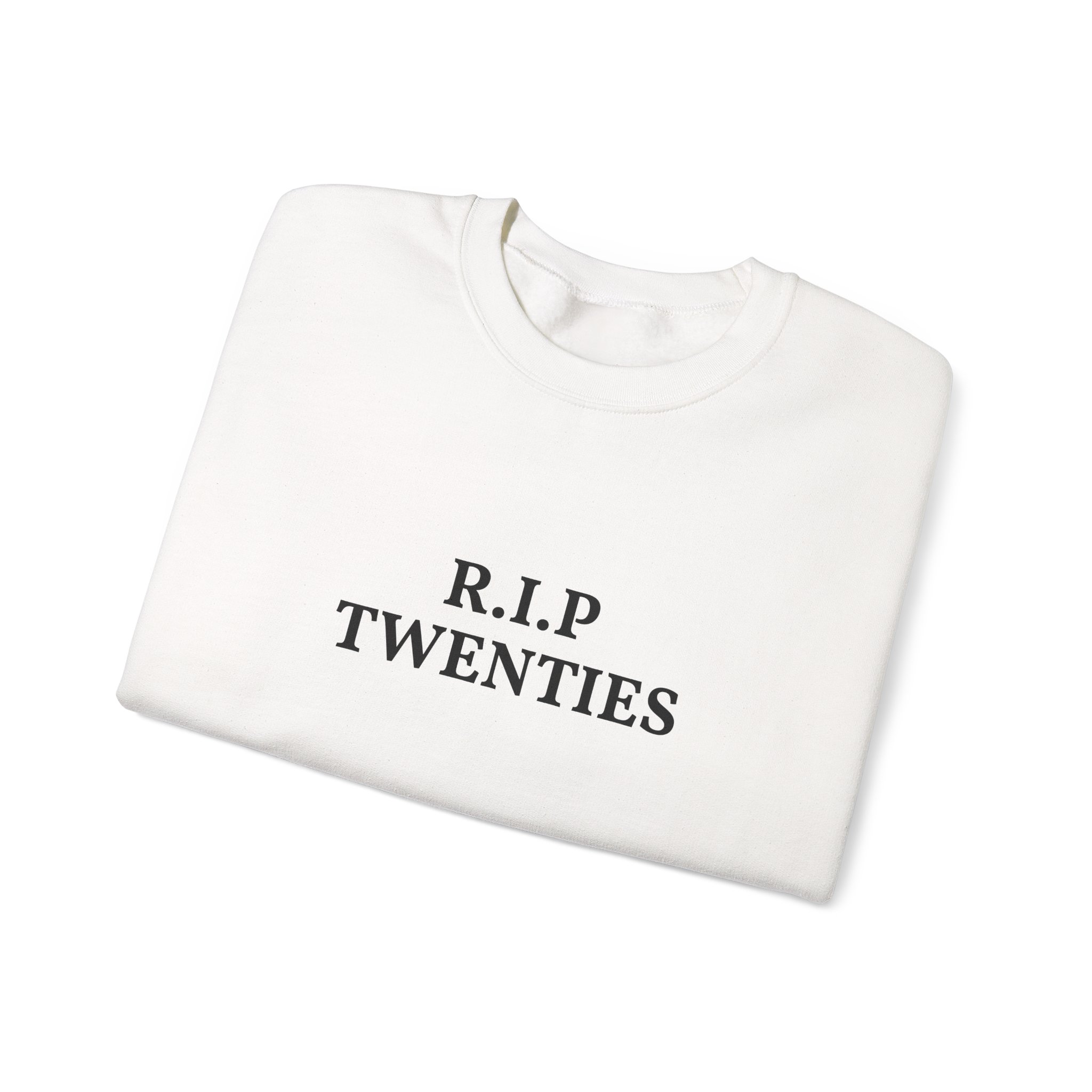 R.I.P. Twenties Crewneck Sweatshirt — Heart Elbow Patch Retro Pullover – Image 3