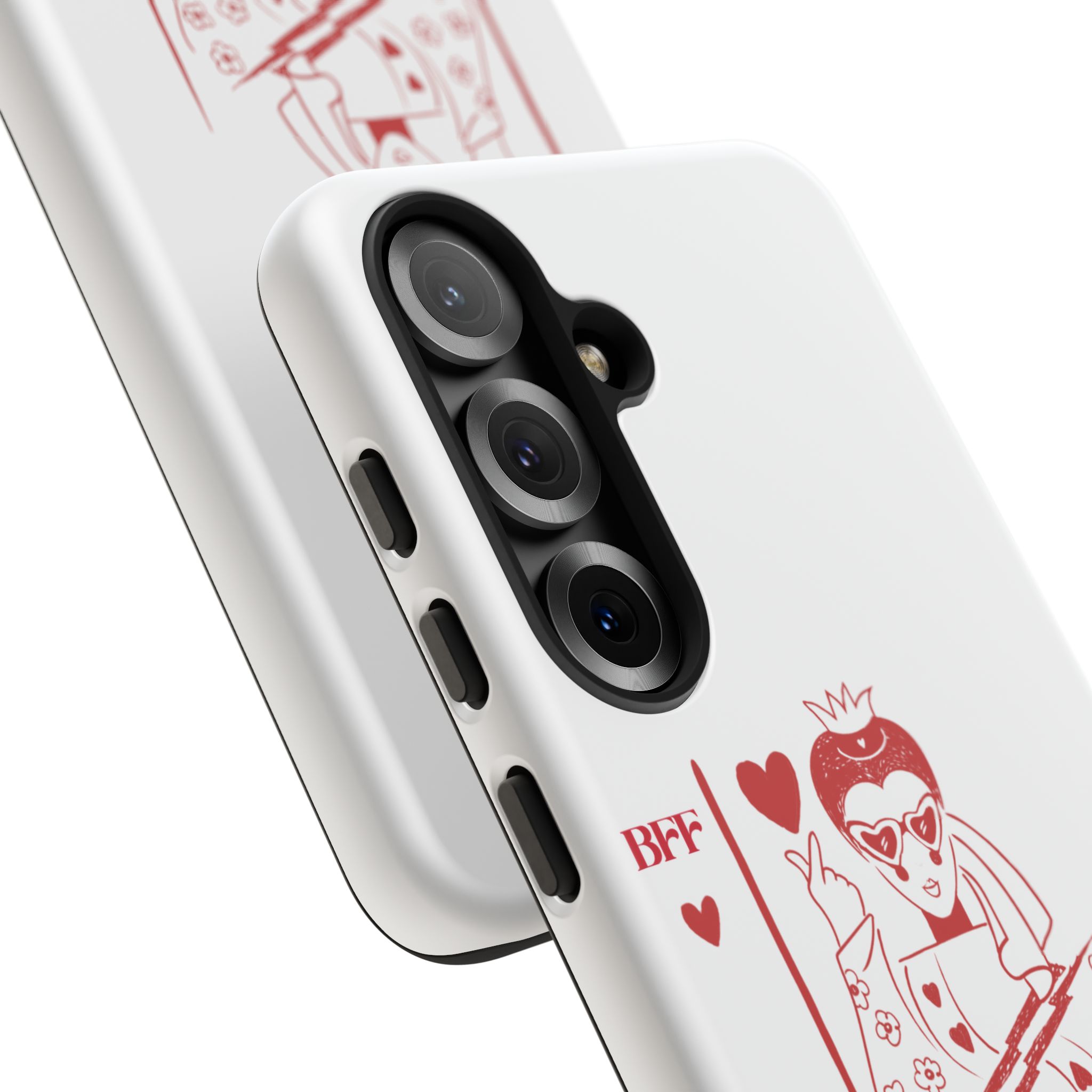 Queen of Hearts Playing Card Phone Case — BFF Red Illustration – Image 152