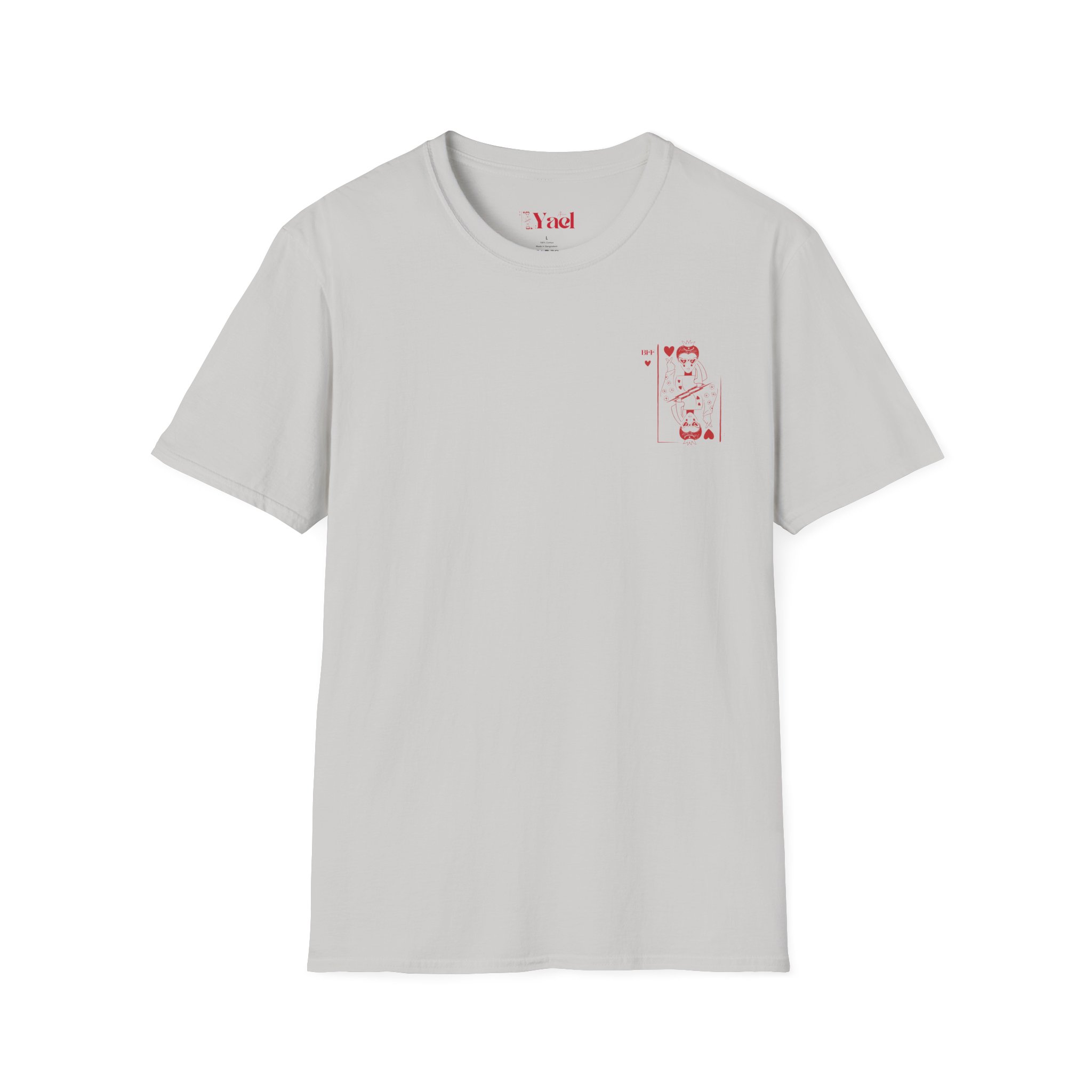Queen of Hearts Playing Card T‑Shirt — Red Vintage Card Graphic – Image 28