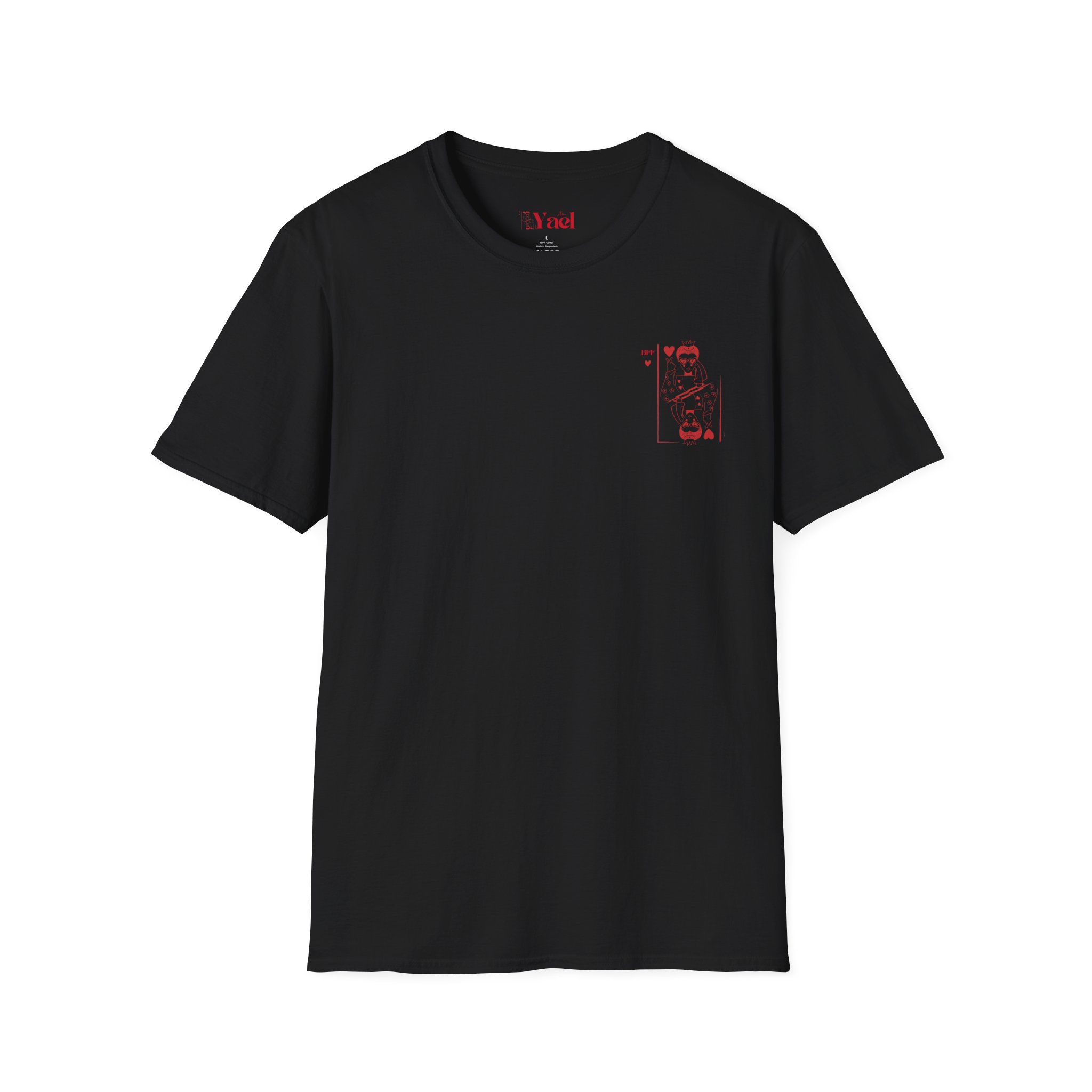Queen of Hearts Playing Card T‑Shirt — Red Vintage Card Graphic – Image 13