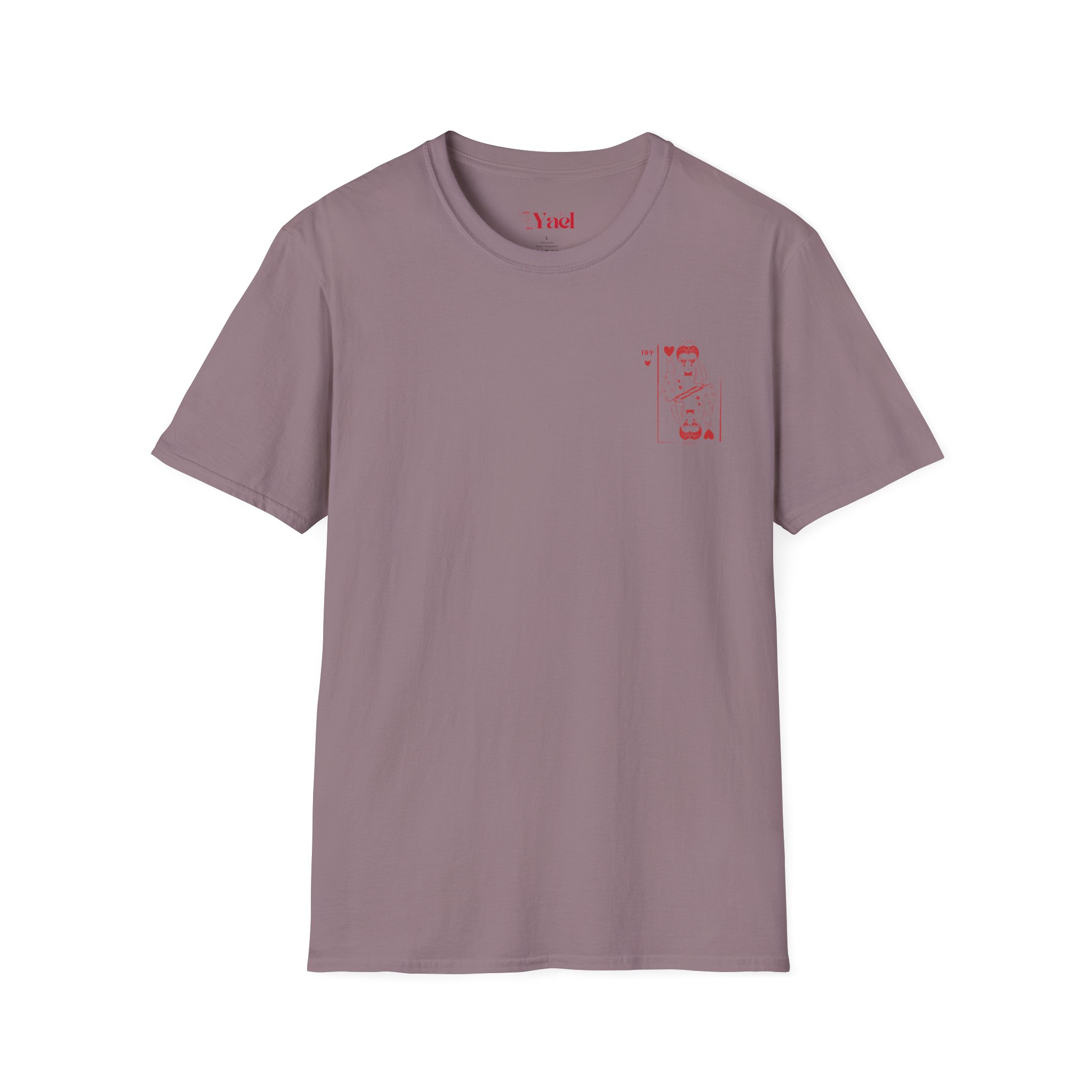 Queen of Hearts Playing Card T‑Shirt — Red Vintage Card Graphic – Image 47