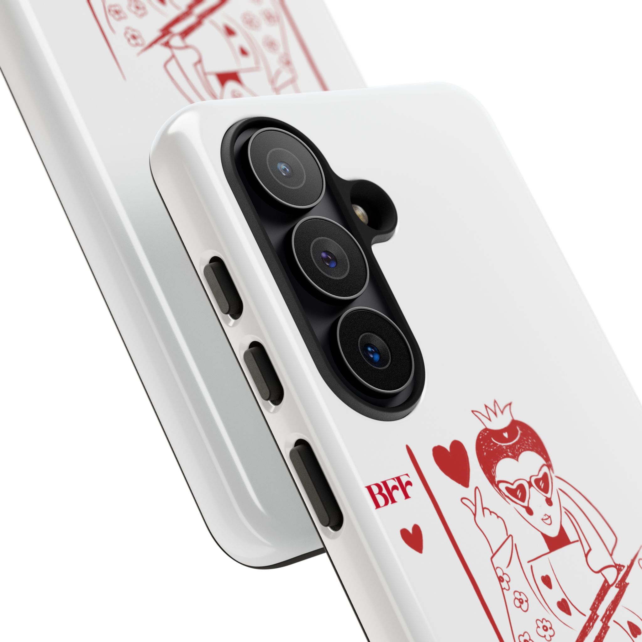 Queen of Hearts Playing Card Phone Case — BFF Red Illustration – Image 180