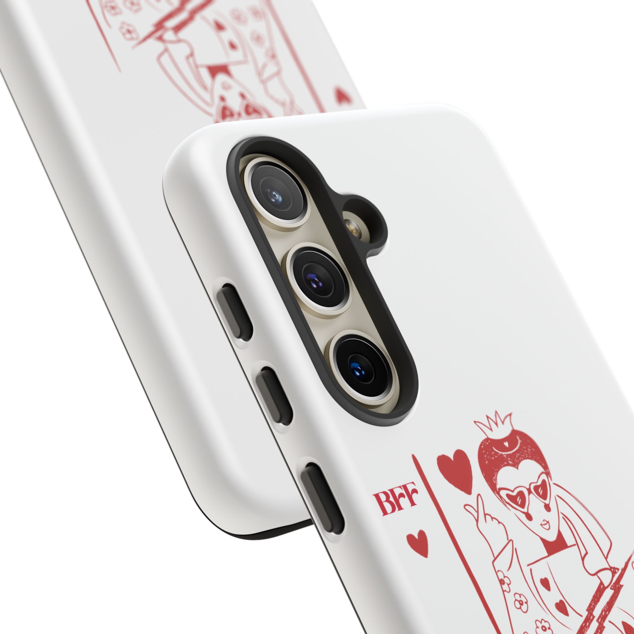 Queen of Hearts Playing Card Phone Case — BFF Red Illustration – Image 116