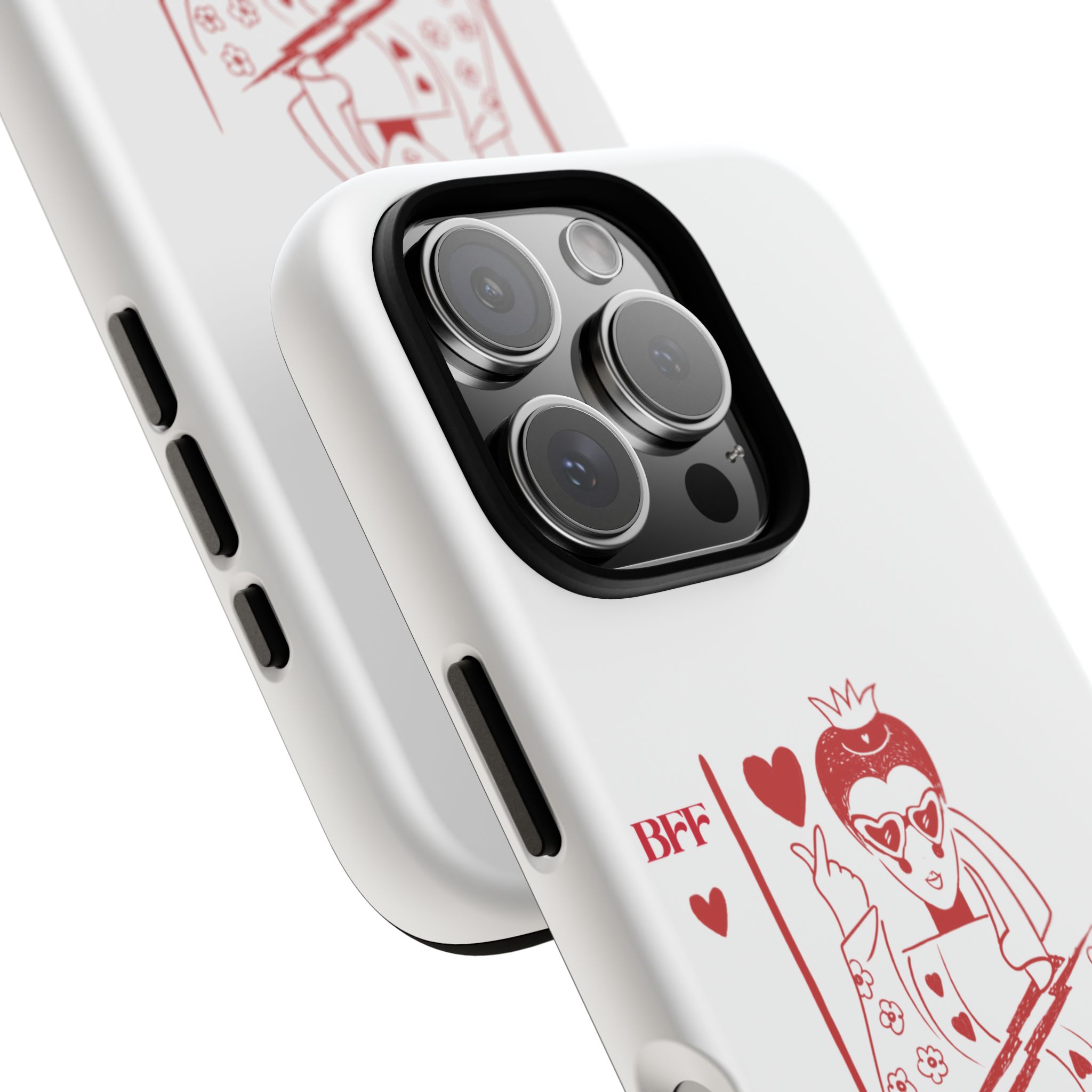 Queen of Hearts Playing Card Phone Case — BFF Red Illustration – Image 136