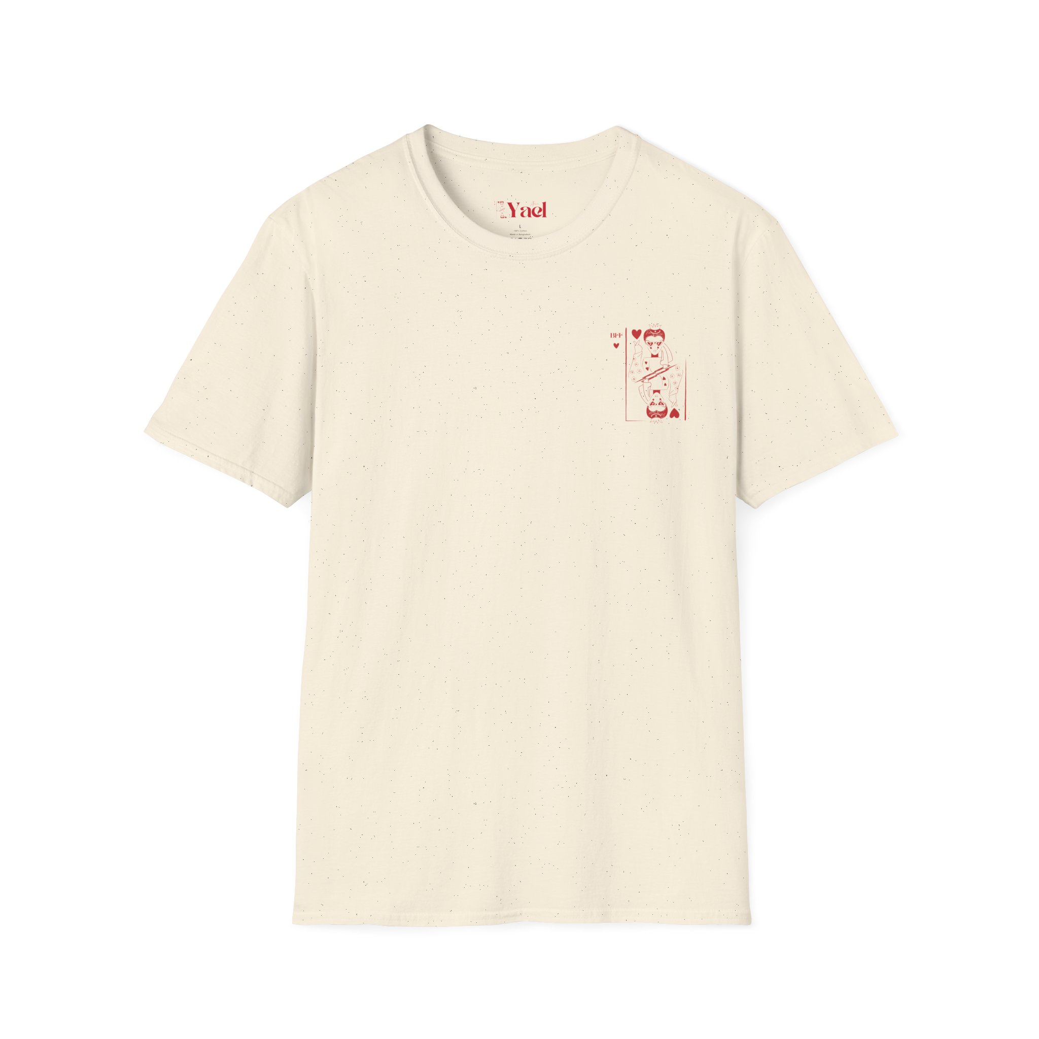 Queen of Hearts Playing Card T‑Shirt — Red Vintage Card Graphic – Image 15