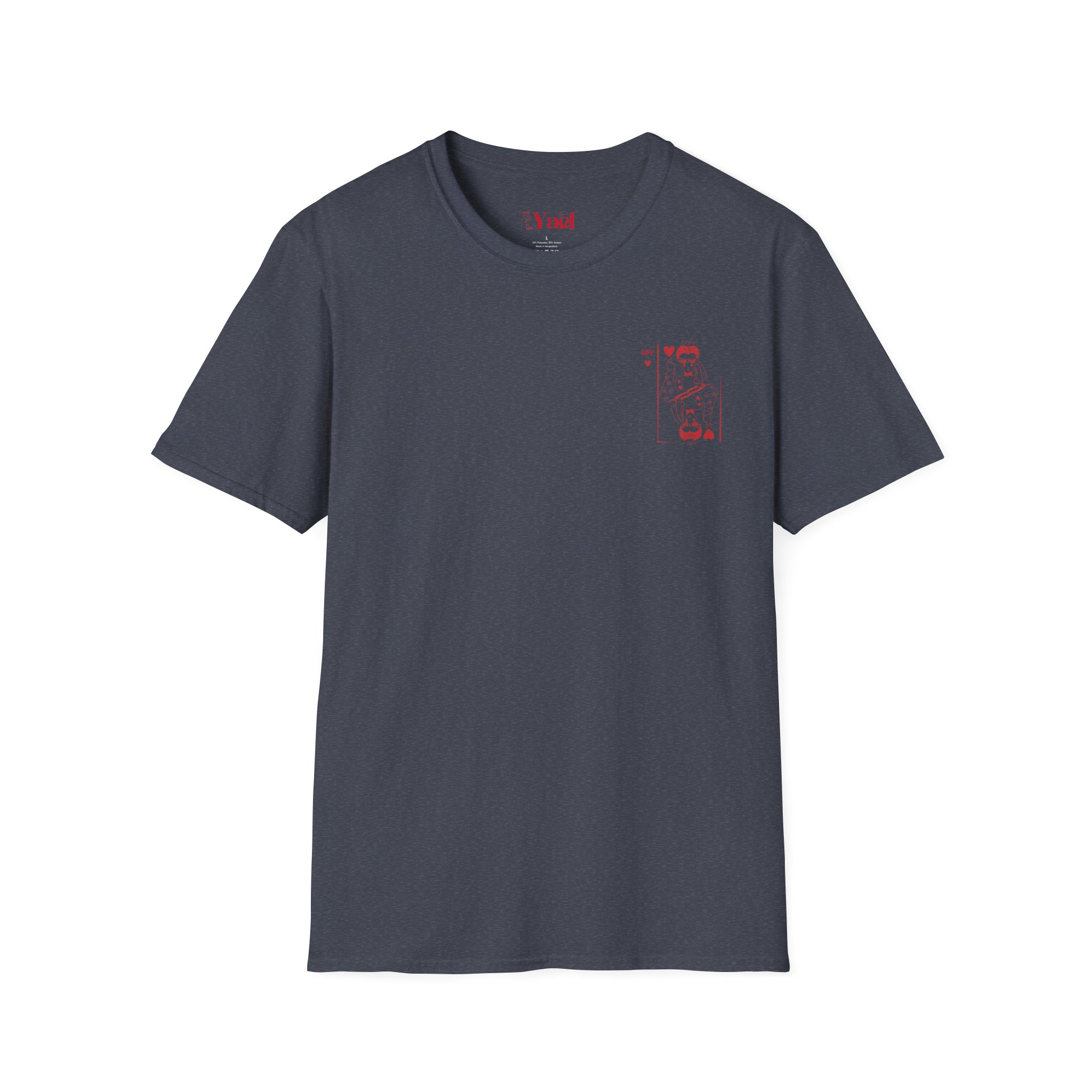 Queen of Hearts Playing Card T‑Shirt — Red Vintage Card Graphic – Image 12
