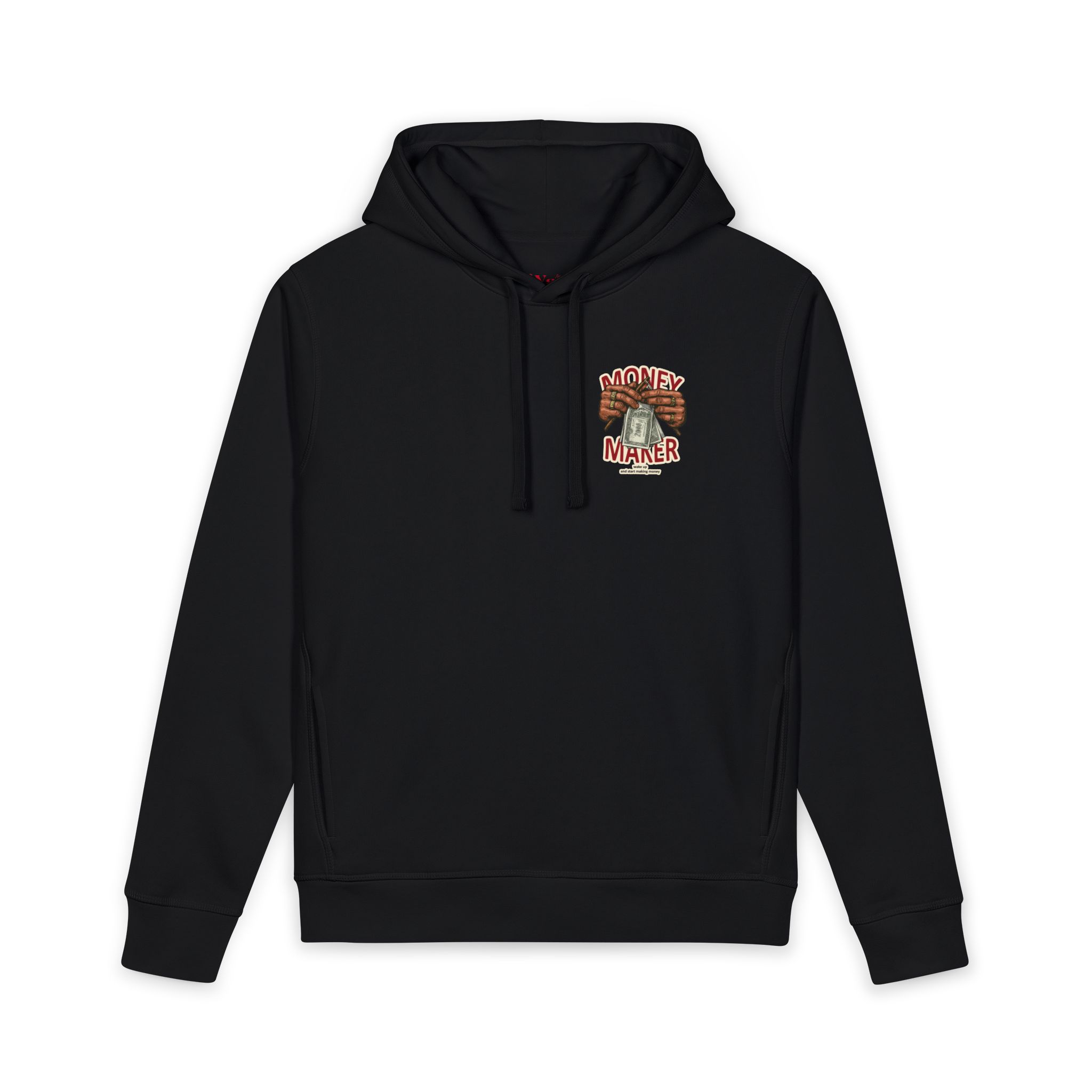 Money Maker Hoodie — Graphic Cash Hands Streetwear Pullover – Image 2